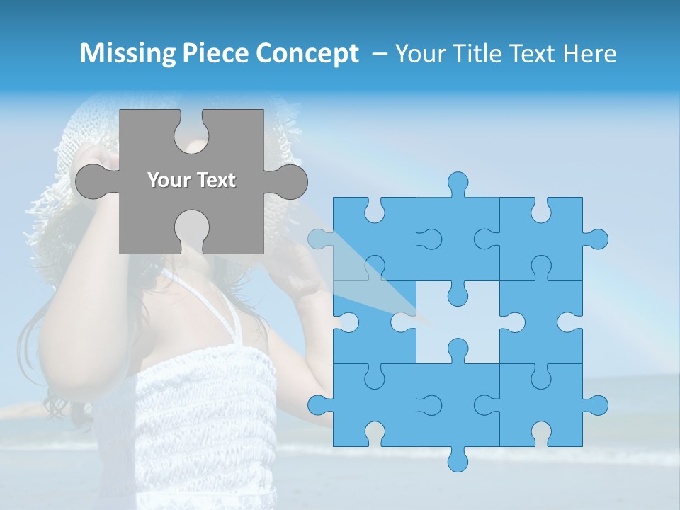 Upset Lady Crumple PowerPoint Template