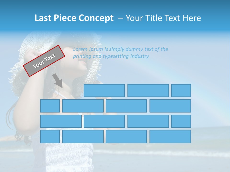Upset Lady Crumple PowerPoint Template