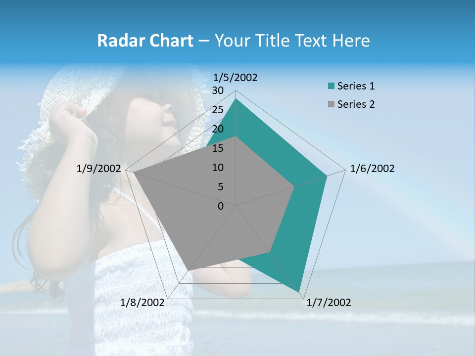 Upset Lady Crumple PowerPoint Template