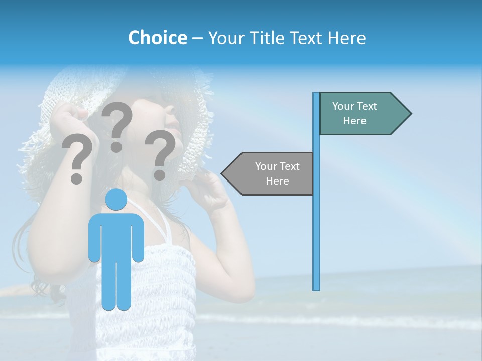 Upset Lady Crumple PowerPoint Template