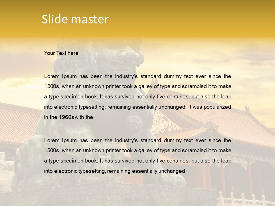 Capital Sky Destination PowerPoint Template