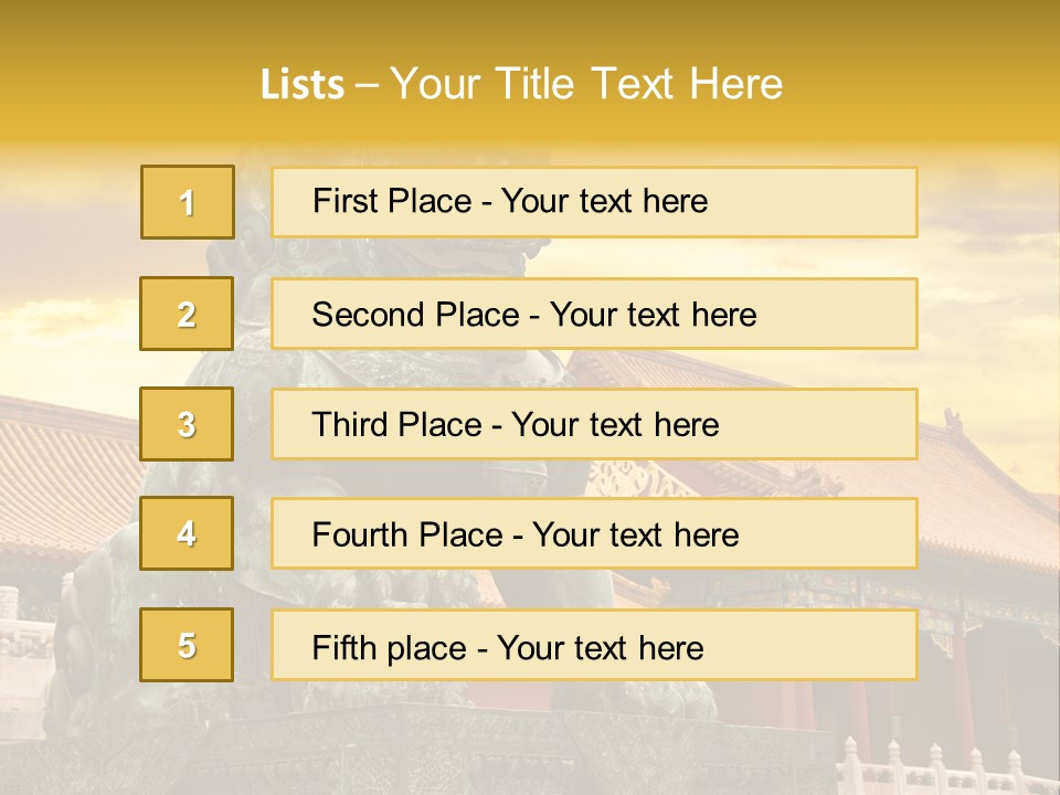 Capital Sky Destination PowerPoint Template