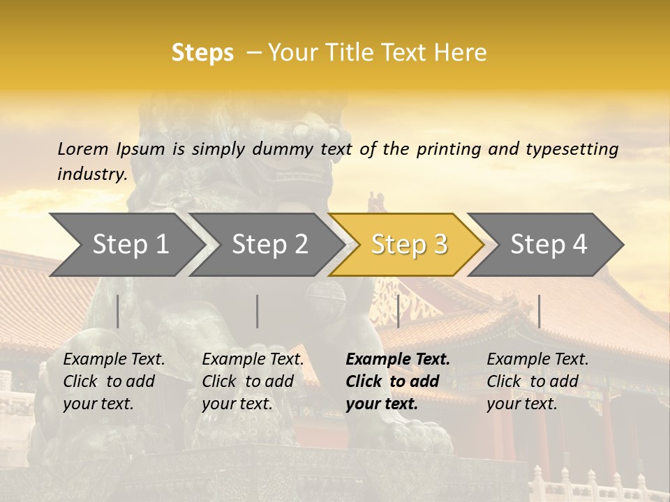Capital Sky Destination PowerPoint Template