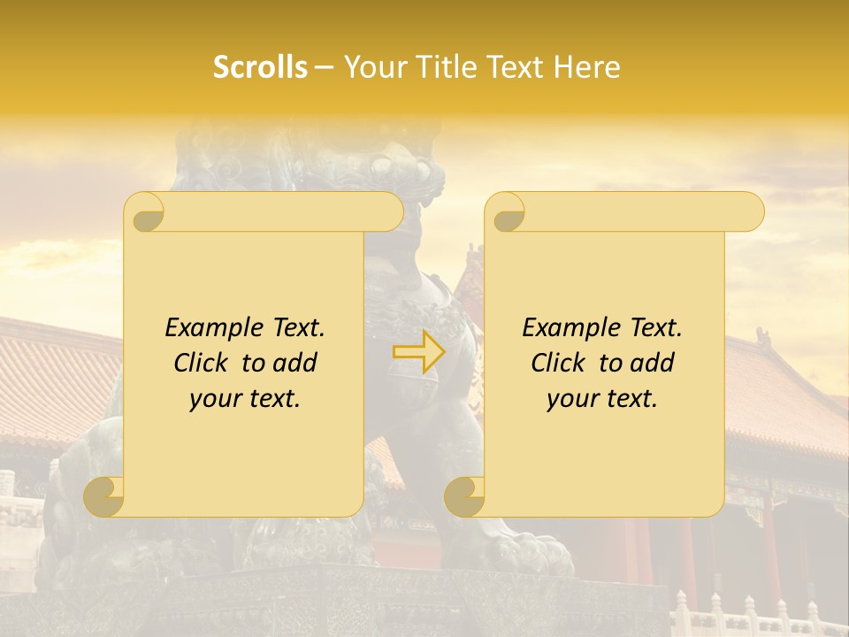 Capital Sky Destination PowerPoint Template