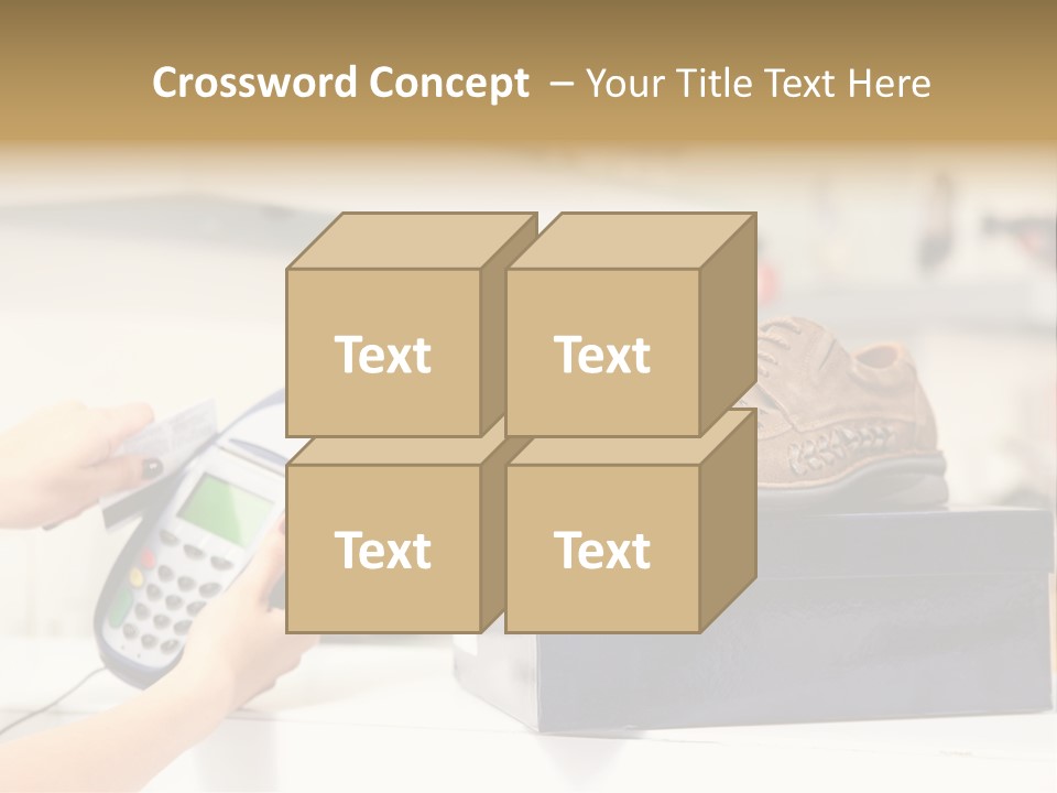 Clothing Shop Purchase PowerPoint Template