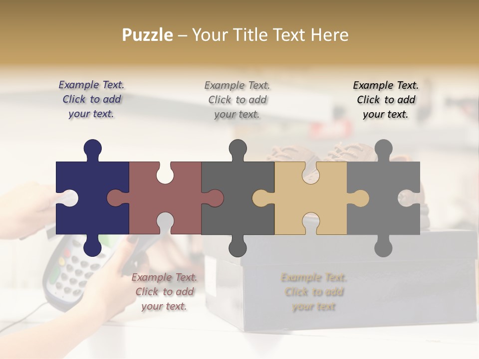 Clothing Shop Purchase PowerPoint Template