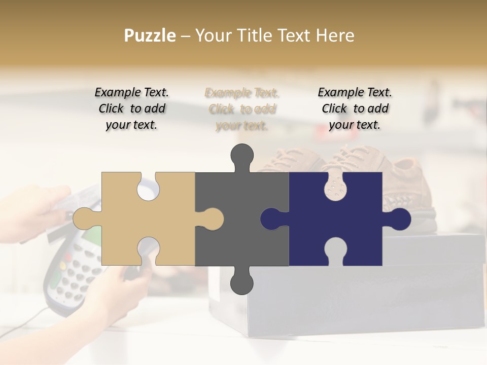 Clothing Shop Purchase PowerPoint Template