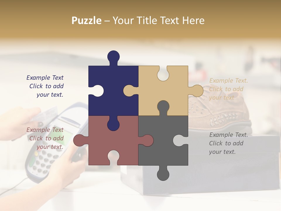 Clothing Shop Purchase PowerPoint Template