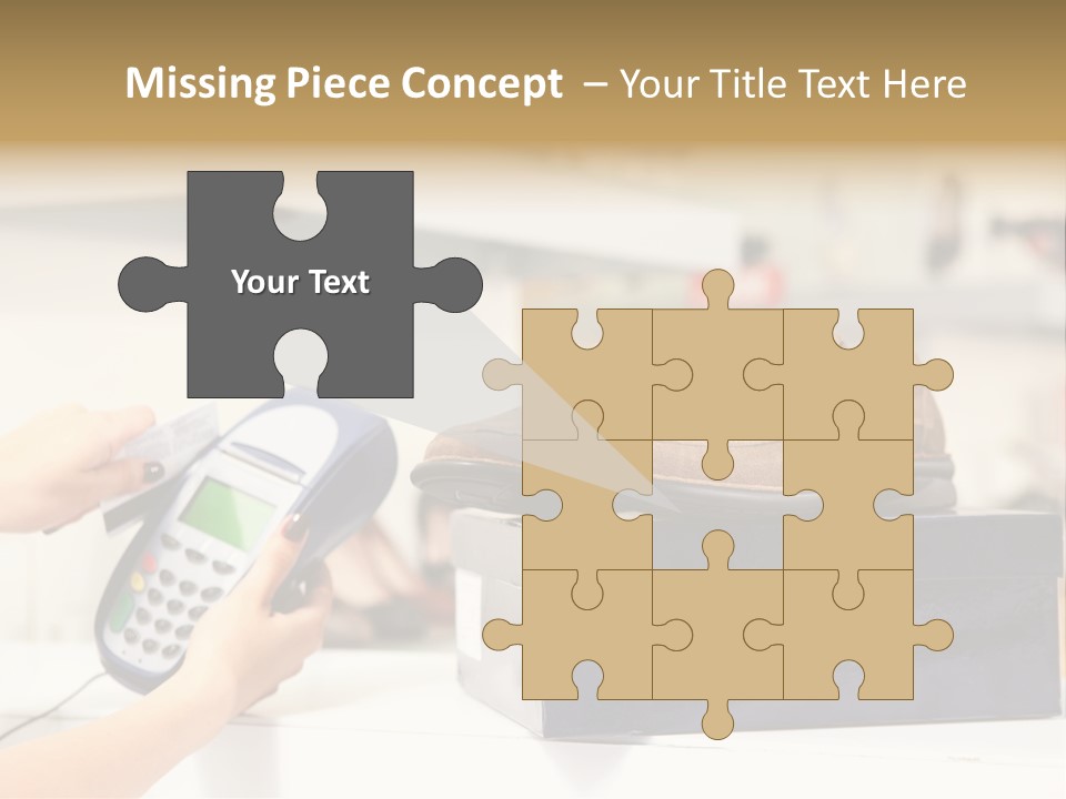 Clothing Shop Purchase PowerPoint Template