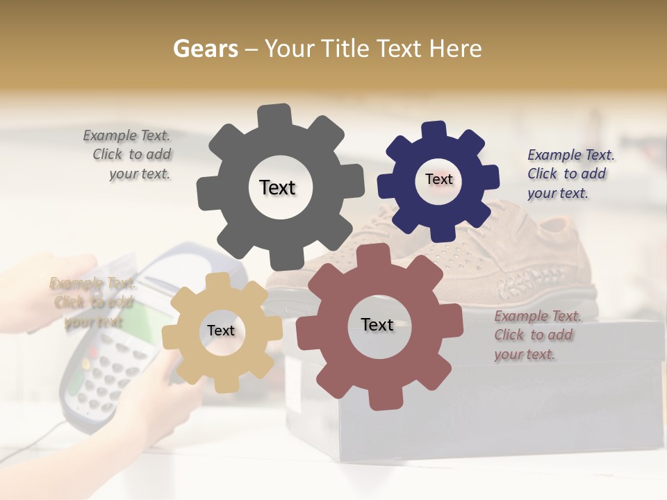 Clothing Shop Purchase PowerPoint Template