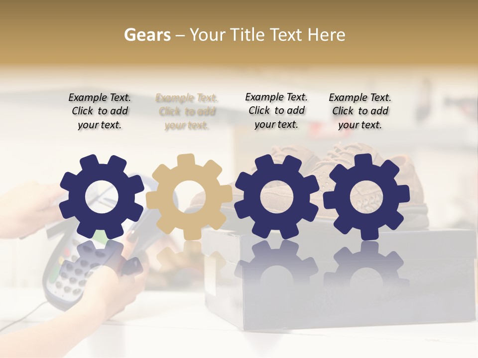 Clothing Shop Purchase PowerPoint Template