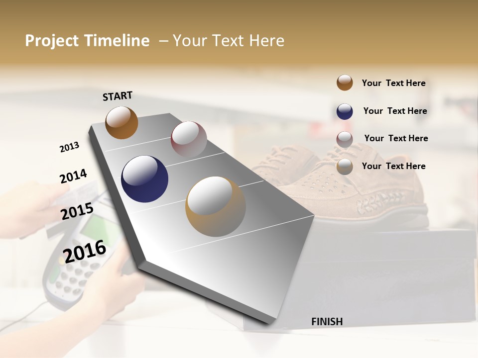 Clothing Shop Purchase PowerPoint Template