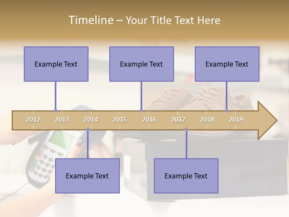 Clothing Shop Purchase PowerPoint Template
