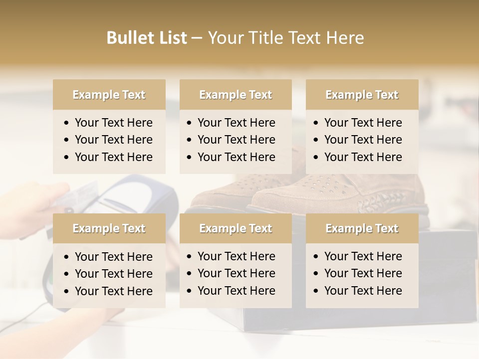 Clothing Shop Purchase PowerPoint Template