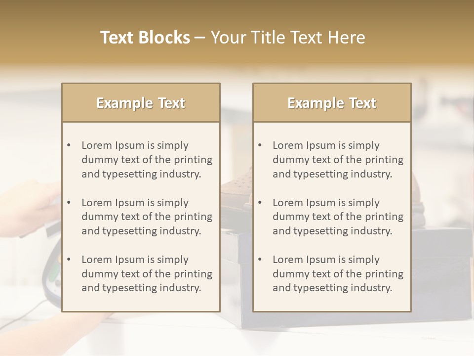 Clothing Shop Purchase PowerPoint Template