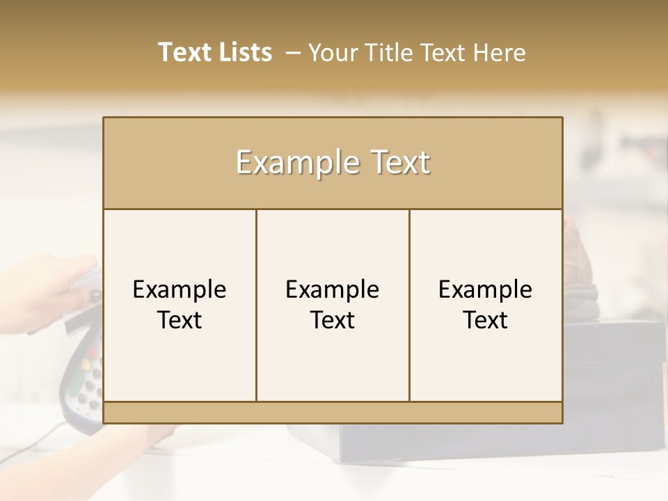 Clothing Shop Purchase PowerPoint Template