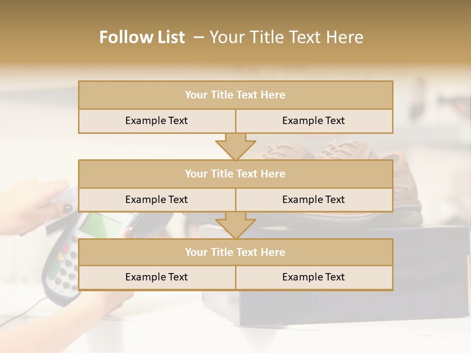 Clothing Shop Purchase PowerPoint Template