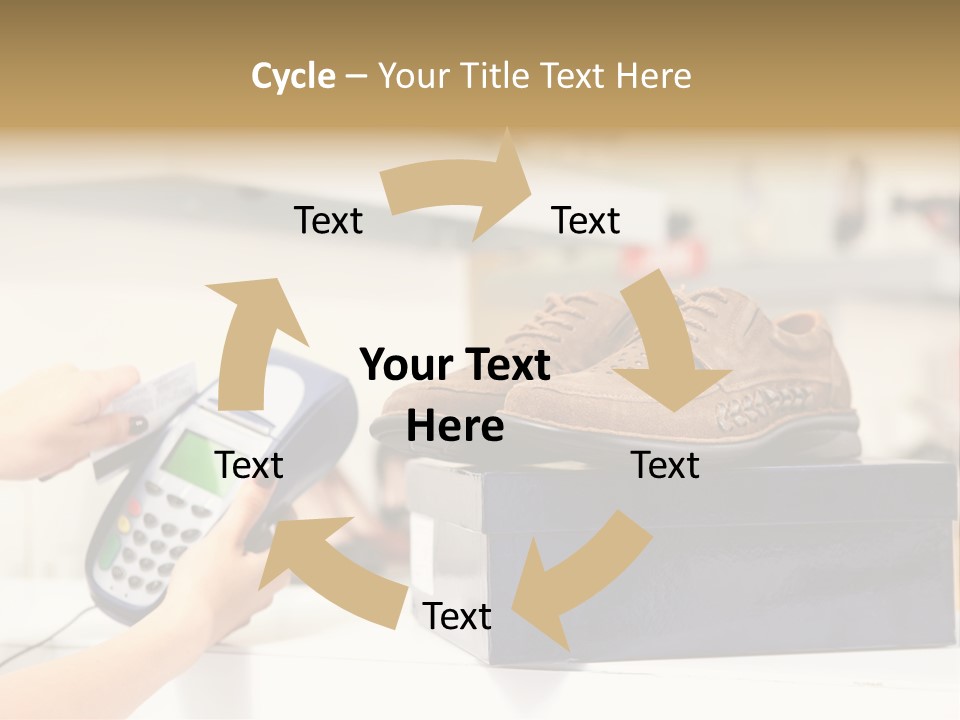 Clothing Shop Purchase PowerPoint Template