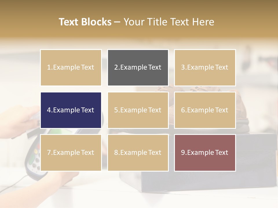Clothing Shop Purchase PowerPoint Template