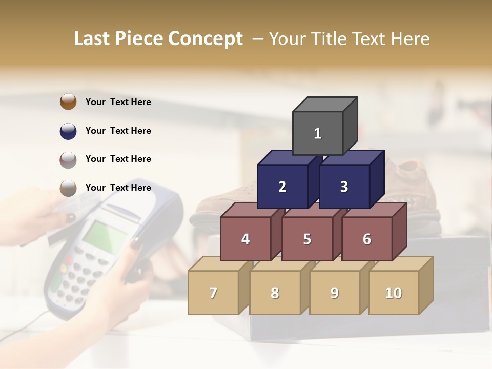 Clothing Shop Purchase PowerPoint Template