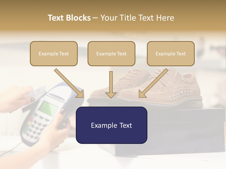 Clothing Shop Purchase PowerPoint Template