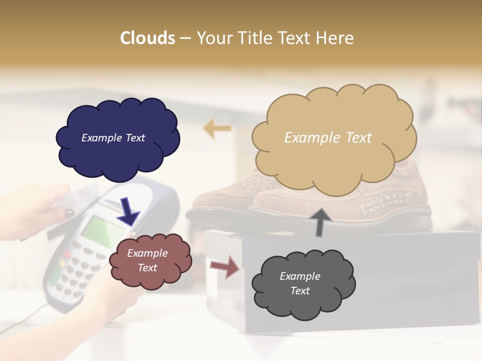 Clothing Shop Purchase PowerPoint Template
