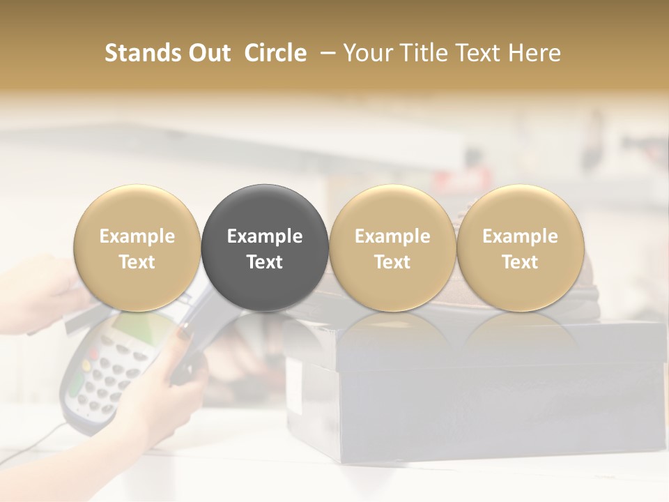 Clothing Shop Purchase PowerPoint Template