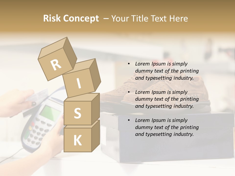 Clothing Shop Purchase PowerPoint Template