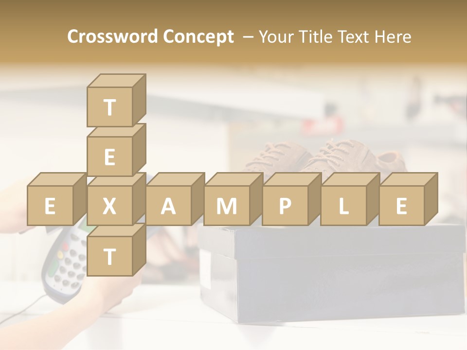 Clothing Shop Purchase PowerPoint Template