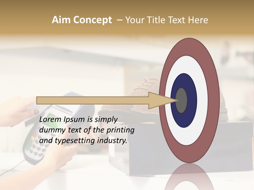 Clothing Shop Purchase PowerPoint Template