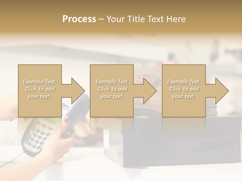 Clothing Shop Purchase PowerPoint Template