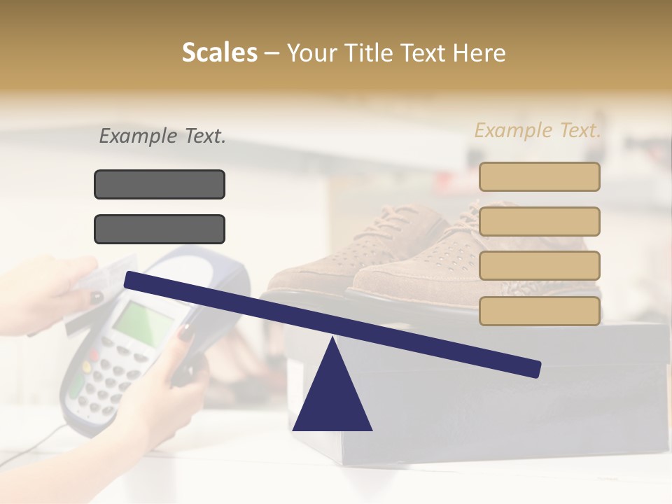 Clothing Shop Purchase PowerPoint Template