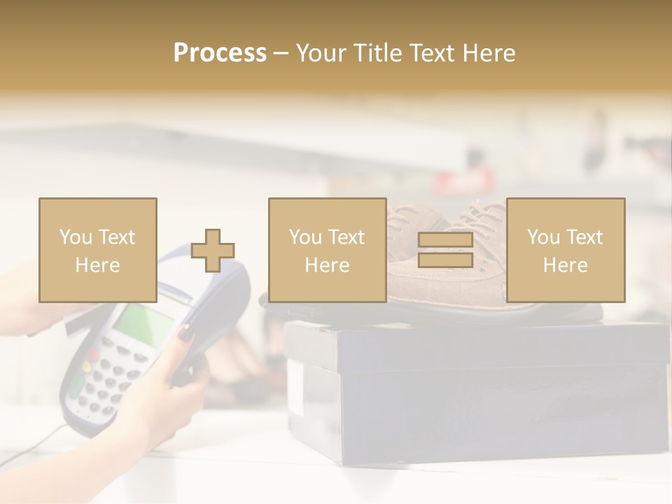 Clothing Shop Purchase PowerPoint Template