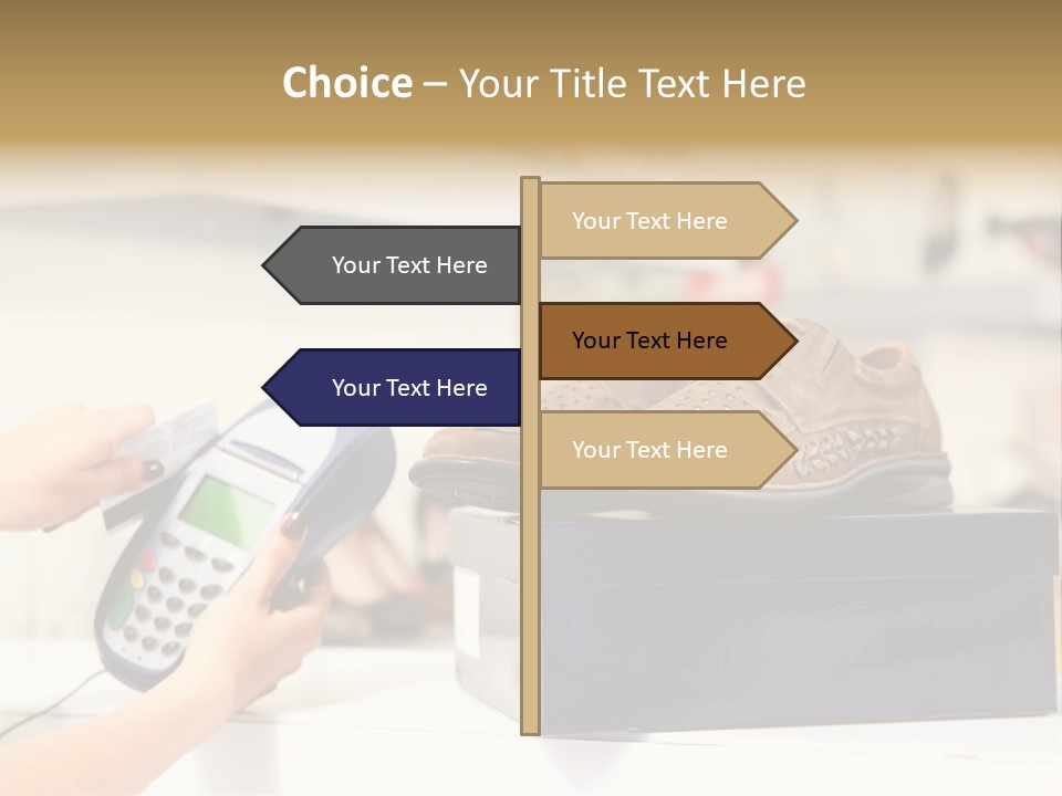 Clothing Shop Purchase PowerPoint Template