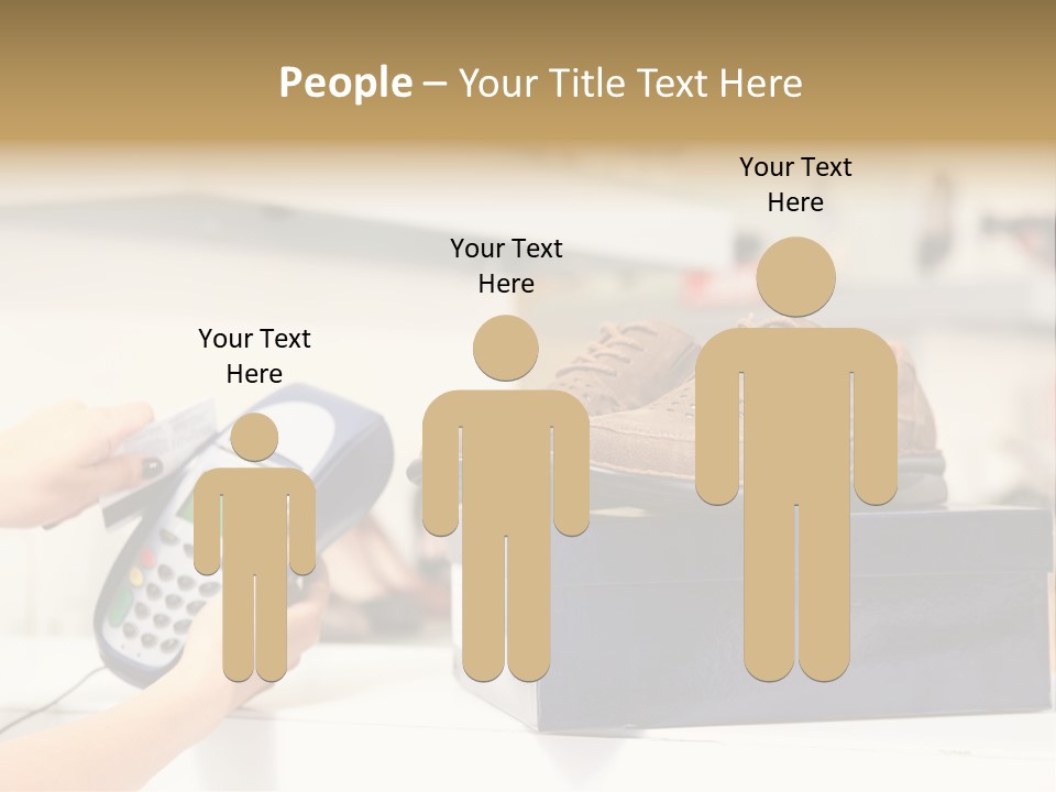 Clothing Shop Purchase PowerPoint Template