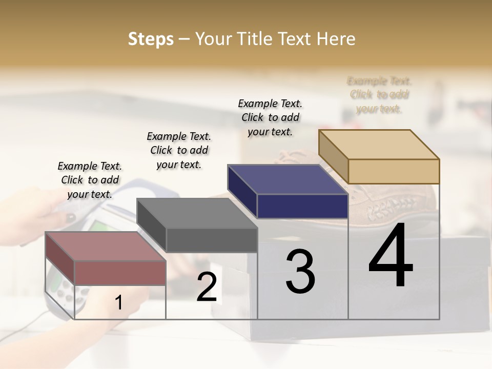Clothing Shop Purchase PowerPoint Template