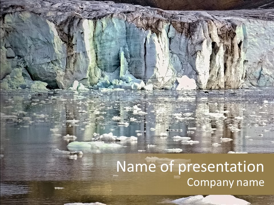 Ecology Snow Climate PowerPoint Template