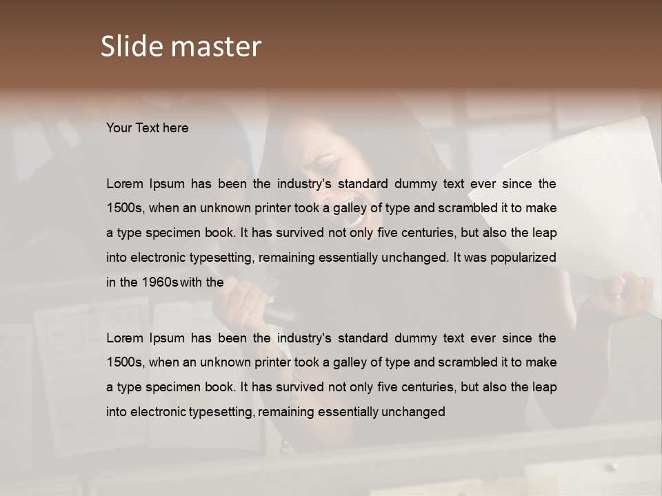 Upset Lady Crumple PowerPoint Template