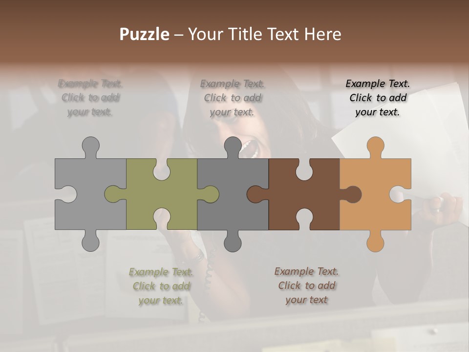 Upset Lady Crumple PowerPoint Template