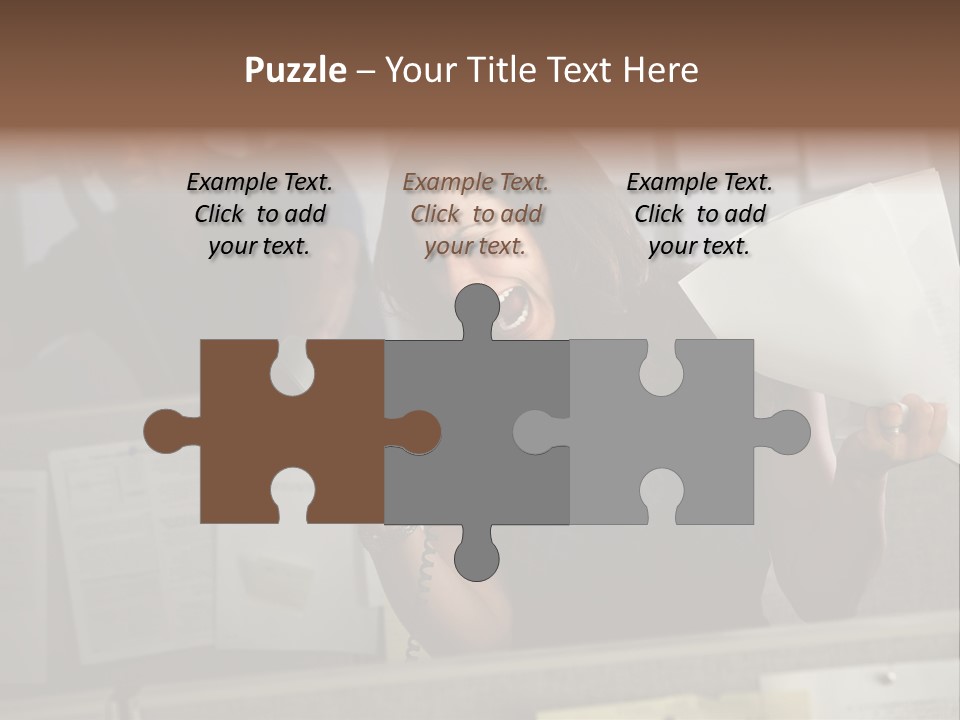 Upset Lady Crumple PowerPoint Template