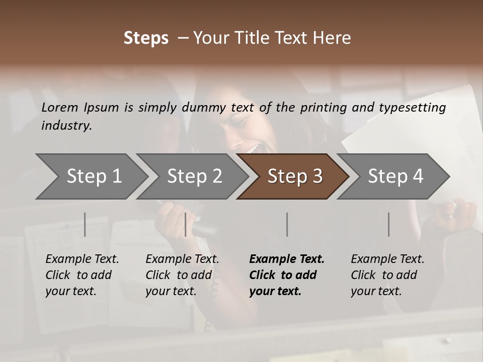 Upset Lady Crumple PowerPoint Template