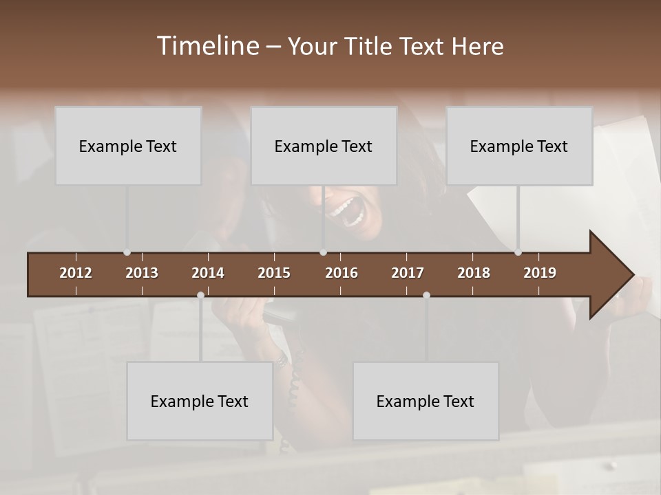 Upset Lady Crumple PowerPoint Template