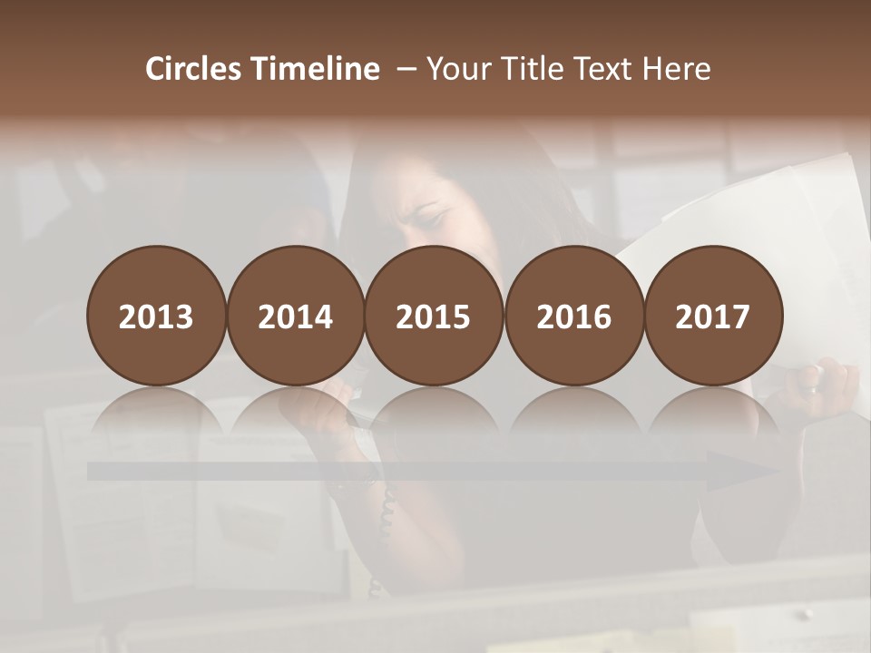 Upset Lady Crumple PowerPoint Template