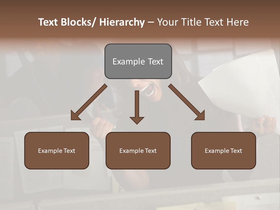 Upset Lady Crumple PowerPoint Template