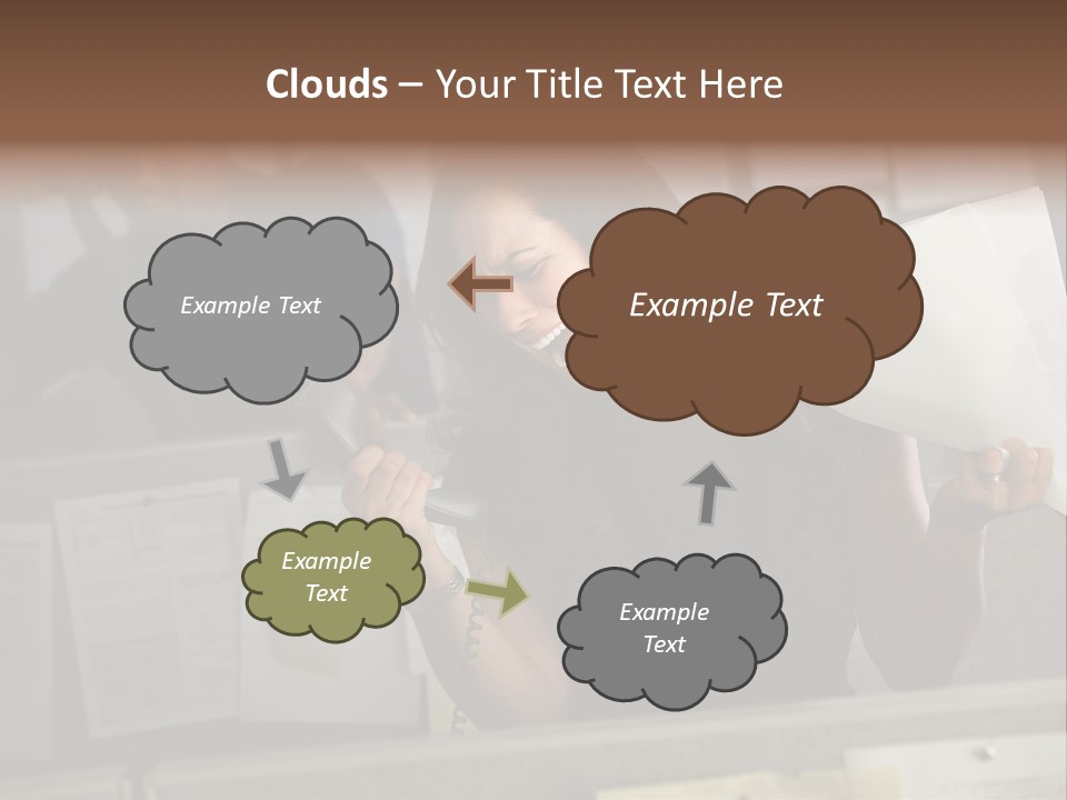 Upset Lady Crumple PowerPoint Template