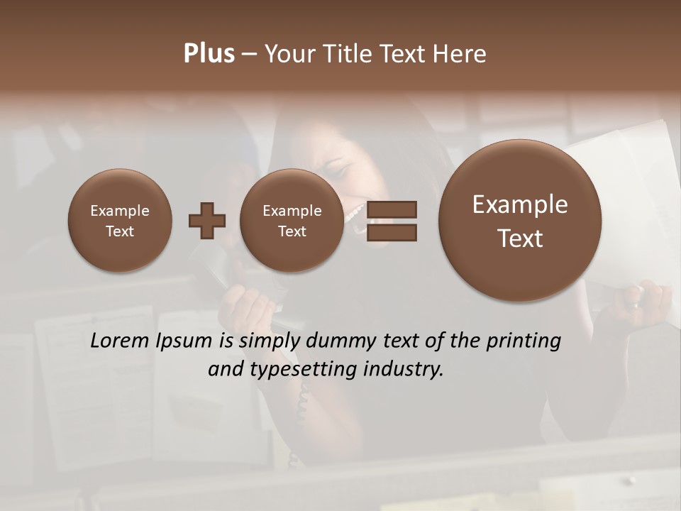 Upset Lady Crumple PowerPoint Template