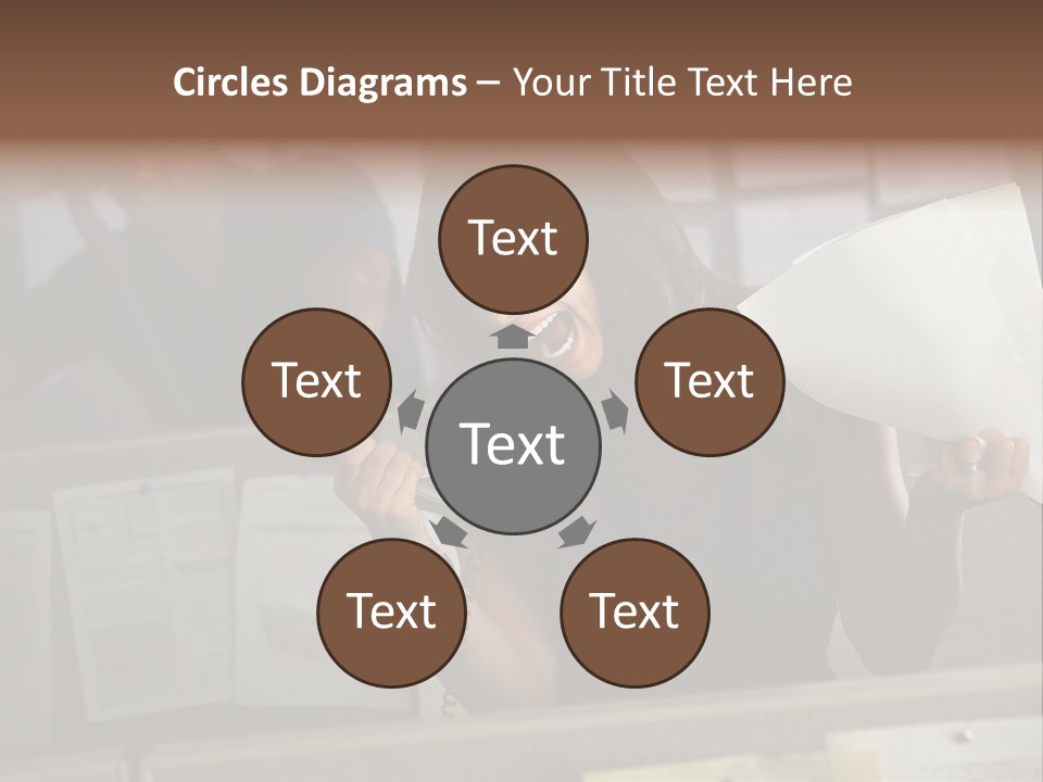 Upset Lady Crumple PowerPoint Template