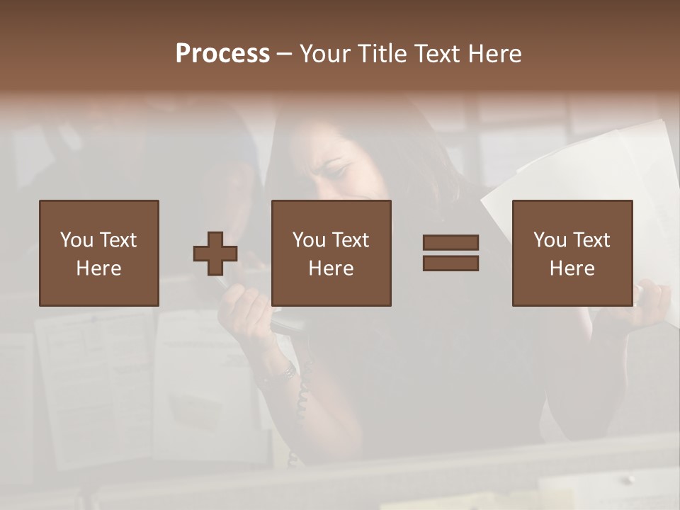 Upset Lady Crumple PowerPoint Template