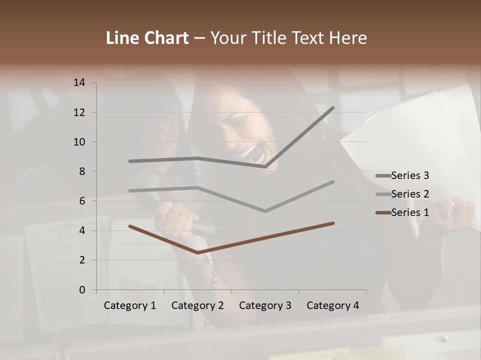 Upset Lady Crumple PowerPoint Template