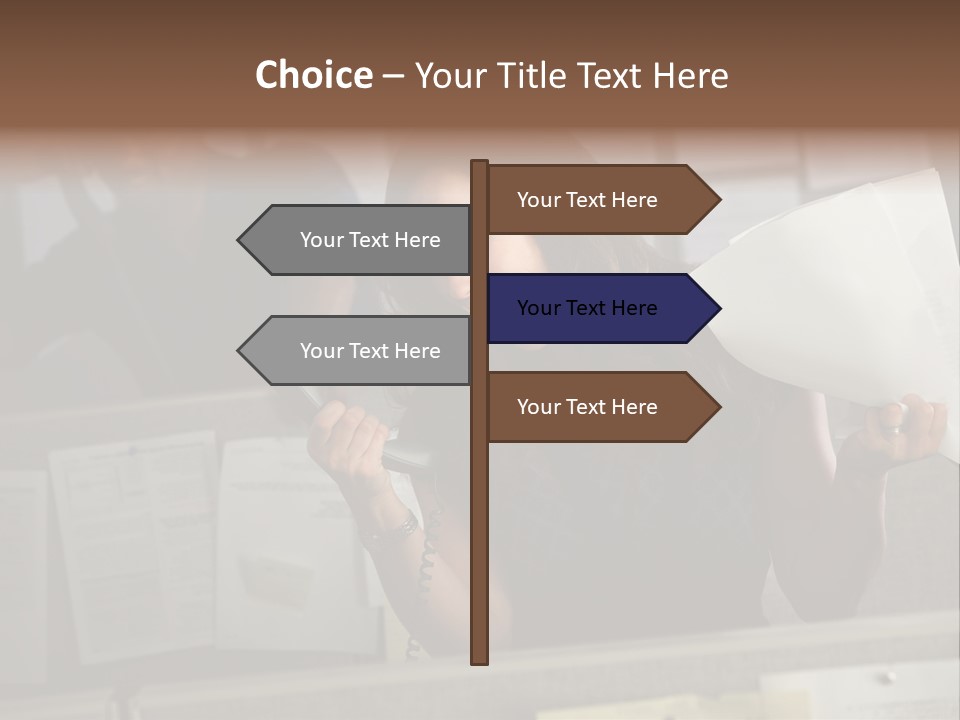 Upset Lady Crumple PowerPoint Template